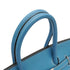 HERMES BIRKIN 35 BLUE JEAN TAURILLON CLEMENCE HAND BAG 2003 SQUARE G PALLADIUM HARDWARE 90327065