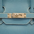HERMES BIRKIN 35 BLUE JEAN TAURILLON CLEMENCE HAND BAG 2010 SQUARE N PALLADIUM HARDWARE 90331806