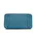 HERMES BIRKIN 35 BLUE JEAN TOGO HAND BAG 1999 SQUARE C PALLADIUM HARDWARE 90345159