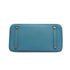 HERMES BIRKIN 35 BLUE JEAN TOGO HAND BAG 2002 SQUARE F GOLD HARDWARE 90350398