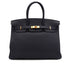 HERMES BIRKIN 35 BLUE NUIT TOGO HAND BAG 2020 Y STAMP GOLD HARDWARE 90331866