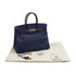 HERMES BIRKIN 35 BLUE SAPHIR VEAU EPSOM HAND BAG 2016 X STAMP GOLD HARDWARE 90331659