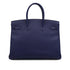 HERMES BIRKIN 35 BLUE SAPHIR VEAU EPSOM HAND BAG 2016 X STAMP GOLD HARDWARE 90331659