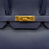 HERMES BIRKIN 35 BLUE SAPHIR VEAU EPSOM HAND BAG 2016 X STAMP GOLD HARDWARE 90331659