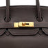 HERMES BIRKIN 35 CAFÉ TOGO HAND BAG 2004 SQUARE H GOLD HARDWARE 90334126