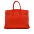 HERMES BIRKIN 35 CAPUCINE TOGO HAND BAG 2012 SQUARE P PALLADIUM HARDWARE 90328709