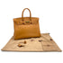 HERMES BIRKIN 35 CHESTNUT OSTRICH HAND BAG 1995 CIRCLE Y GOLD HARDWARE 90326205