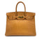 HERMES BIRKIN 35 CHESTNUT OSTRICH HAND BAG 1995 CIRCLE Y GOLD HARDWARE 90326205