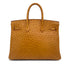 HERMES BIRKIN 35 CHESTNUT OSTRICH HAND BAG 1995 CIRCLE Y GOLD HARDWARE 90326205