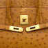 HERMES BIRKIN 35 CHESTNUT OSTRICH HAND BAG 1995 CIRCLE Y GOLD HARDWARE 90326205