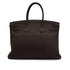 HERMES BIRKIN 35 CHOCOLAT TOGO HAND BAG 2007 SQUARE K GOLD HARDWARE 90341428