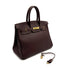 HERMES BIRKIN 35 CHOCOLAT VEAU GULLIVER HAND BAG 1998 SQUARE B GOLD HARDWARE 90317719