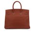 HERMES BIRKIN 35 COGNAC FJORD HAND BAG 2000 SQUARE D GOLD HARDWARE 90314442