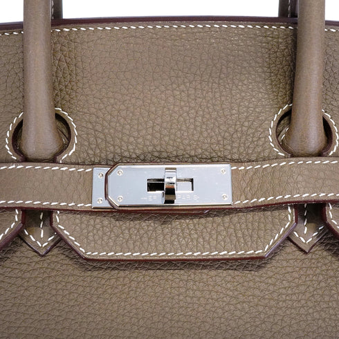 HERMES BIRKIN 35 ETOUPE TOGO HAND BAG 2020 Y STAMP PALLADIUM HARDWARE 90342569