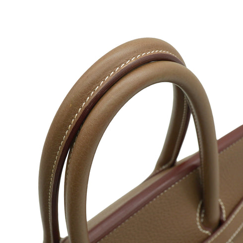 HERMES BIRKIN 35 ETOUPE TOGO HAND BAG 2020 Y STAMP PALLADIUM HARDWARE 90342569