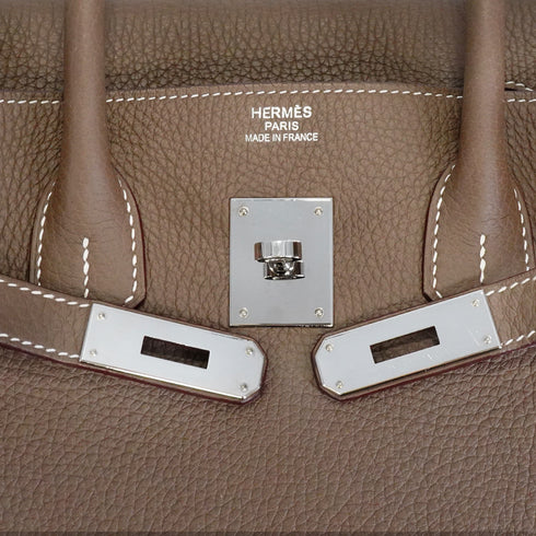 HERMES BIRKIN 35 ETOUPE TOGO HAND BAG 2020 Y STAMP PALLADIUM HARDWARE 90342569