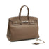 HERMES BIRKIN 35 ETOUPE VEAU GULLIVER HAND BAG 2007 SQUARE K PALLADIUM HARDWARE 90319921