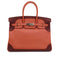 HERMES BIRKIN 35 GHILLIES ROSY ROUGE H VEAU SWIFT HAND BAG 2012 SQUARE P PALLADIUM HARDWARE 90335721
