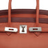 HERMES BIRKIN 35 GHILLIES ROSY ROUGE H VEAU SWIFT HAND BAG 2012 SQUARE P PALLADIUM HARDWARE 90335721