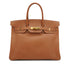 HERMES BIRKIN 35 GOLD COUCHEVEL HAND BAG 1999 SQUARE C GOLD HARDWARE 90335043
