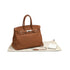 HERMES BIRKIN 35 GOLD TAURILLON CLEMENCE HAND BAG 2005 SQUARE I PALLADIUM HARDWARE 90340910