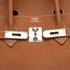 HERMES BIRKIN 35 GOLD TAURILLON CLEMENCE HAND BAG 2005 SQUARE I PALLADIUM HARDWARE 90340910