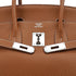 HERMES BIRKIN 35 GOLD TAURILLON CLEMENCE HAND BAG 2005 SQUARE I PALLADIUM HARDWARE 90334125