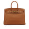 HERMES BIRKIN 35 GOLD TOGO HAND BAG 2004 SQUARE H GOLD HARDWARE 90338876
