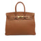 HERMES BIRKIN 35 GOLD TOGO HAND BAG 2004 SQUARE H GOLD HARDWARE 90343930