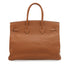 HERMES BIRKIN 35 GOLD TOGO HAND BAG 2004 SQUARE H GOLD HARDWARE 90343930