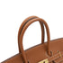 HERMES BIRKIN 35 GOLD TOGO HAND BAG 2004 SQUARE H GOLD HARDWARE 90343930