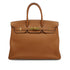 HERMES BIRKIN 35 GOLD TOGO HAND BAG 2005 SQUARE I GOLD HARDWARE 90331378