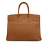 HERMES BIRKIN 35 GOLD TOGO HAND BAG 2005 SQUARE I GOLD HARDWARE 90331378