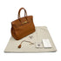 HERMES BIRKIN 35 GOLD TOGO HAND BAG 2005 SQUARE I GOLD HARDWARE 90313664