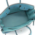 HERMES BIRKIN 35 BLUE JEAN TOGO HAND BAG 2005 SQUARE I PALLADIUM HARDWARE 90330698