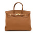 HERMES BIRKIN 35 GOLD TOGO HAND BAG 2005 SQUARE I GOLD HARDWARE 90330943