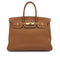 HERMES BIRKIN 35 GOLD TOGO HAND BAG 2006 SQUARE J GOLD HARDWARE 90325632