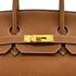 HERMES BIRKIN 35 GOLD TOGO HAND BAG 2006 SQUARE J GOLD HARDWARE 90325632