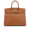 HERMES BIRKIN 35 GOLD VEAU EPSOM HAND BAG 2003 SQUARE G GOLD HARDWARE 90331367