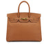 HERMES BIRKIN 35 GOLD VEAU EPSOM HAND BAG 2003 SQUARE G GOLD HARDWARE 90331367