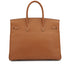 HERMES BIRKIN 35 GOLD VEAU EPSOM HAND BAG 2003 SQUARE G GOLD HARDWARE 90331367