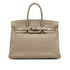 HERMES BIRKIN 35 GRIS TOURTERELLE TOGO HAND BAG 2009 SQUARE M PALLADIUM HARDWARE 90334516