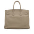 HERMES BIRKIN 35 GRIS TOURTERELLE TOGO HAND BAG 2009 SQUARE M PALLADIUM HARDWARE 90334516