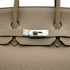HERMES BIRKIN 35 GRIS TOURTERELLE TOGO HAND BAG 2009 SQUARE M PALLADIUM HARDWARE 90334516