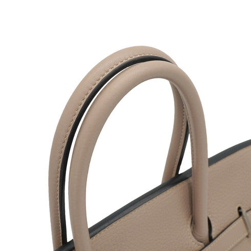HERMES BIRKIN 35 GRIS TOURTERELLE TOGO HAND BAG 2010 SQUARE N PALLADIUM HARDWARE 90335804