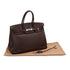 HERMES BIRKIN 35 HAVANE VEAU GULLIVER HAND BAG 2006 SQUARE J PALLADIUM HARDWARE 90331396