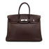 HERMES BIRKIN 35 HAVANE VEAU GULLIVER HAND BAG 2006 SQUARE J PALLADIUM HARDWARE 90331396
