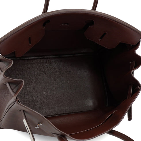 HERMES BIRKIN 35 HAVANE VEAU GULLIVER HAND BAG 2006 SQUARE J PALLADIUM HARDWARE 90331396