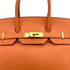 HERMES BIRKIN 35 MANGO EPSOM HAND BAG 2012 SQUARE P GOLD HARDWARE 90323087