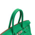 HERMES BIRKIN 35 MENTHE TAURILLON CLEMENCE HAND BAG 2012 SQUARE P PALLADIUM HARDWARE 90324743